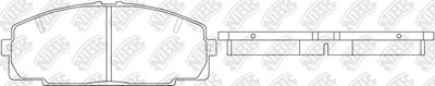 Колодки тормозные передние NIBK PN1237
