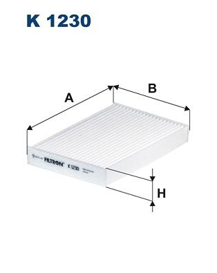 Фильтр салона FILTRON K1230