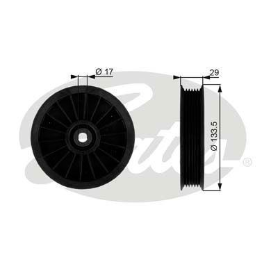 Ролик ремня приводного GATES T38034