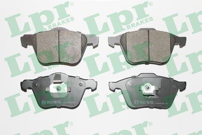 Колодки тормозные дисковые LPR 05P1286