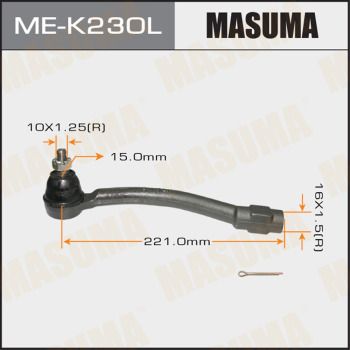 Наконечник рулевой левый Masuma MEK230L