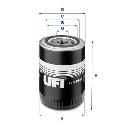 Фильтр масляный UFI 2354600