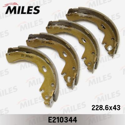 Колодки тормозные барабанные Miles E210344