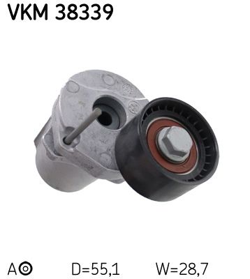 Ролик поликлинового ремня натяжной SKF VKM38339