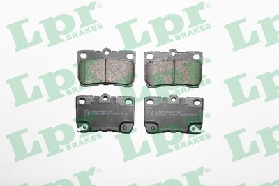 Колодки тормозные задние LPR 05P1407