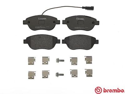 Колодки тормозные дисковые BREMBO P23087