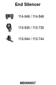 Глушитель задняя часть POLMOSTROW 30253