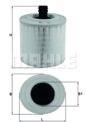 Фильтр воздушный MAHLE LX301514
