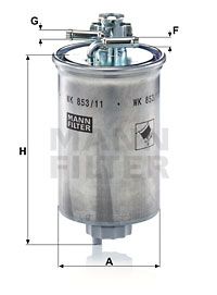 Фильтр топливный MANN-FILTER WK85311