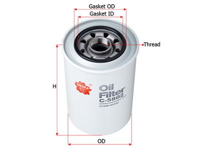 Фильтр масляный SAKURA C5802