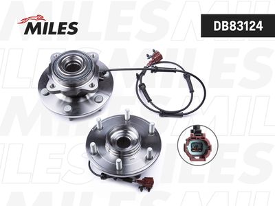 Подшипник ступицы колеса комплект Miles DB83124