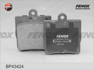 Колодки тормозные дисковые FENOX BP43424