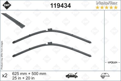 Комплект бескаркасных щеток стеклоочистителя VAG 4N1998002A