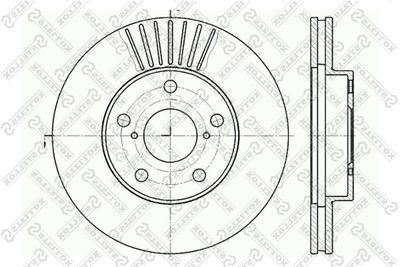 Диск тормозной STELLOX 60204578VSX