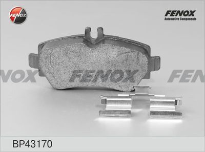 Колодки тормозные дисковые FENOX BP43170