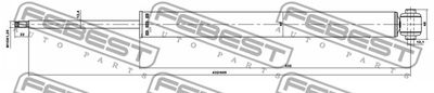 Амортизатор задний FEBEST 164469998R