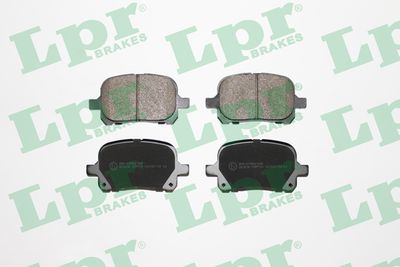 Колодки тормозные дисковые LPR 05P712