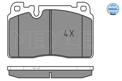 Колодки MEYLE 0252564316