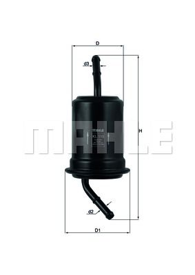 Фильтр топливный MAHLE KL115