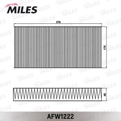 Фильтр салона Miles AFW1222