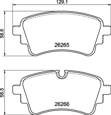 Колодки тормозные BREMBO P85185