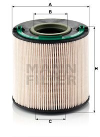 Фильтр топливный MANN-FILTER PU1040X