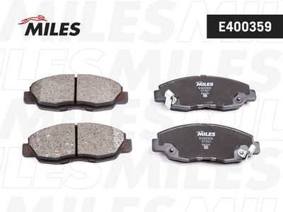 Колодки тормозные передние Miles E400359
