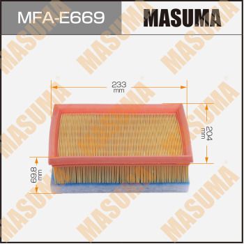 Фильтр воздушный Masuma MFAE669