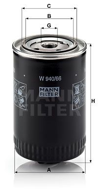 Фильтр масляный MANN-FILTER W94066