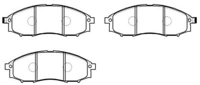 Колодки тормозные дисковые HSB HP5090
