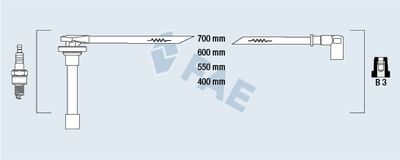 Провода зажигания FAE 85811