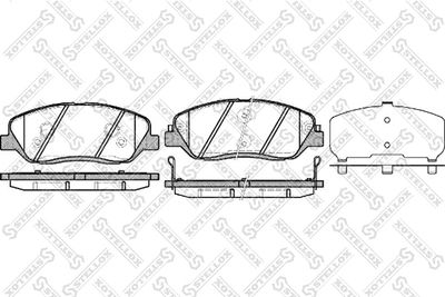 Колодки тормозные передние SANGSIN GP1246