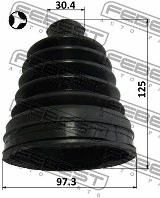 Пыльник ШРУС внутреннего комплект FEBEST 2115TR9DT