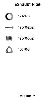 Труба приемная глушителя POLMOSTROW 17526