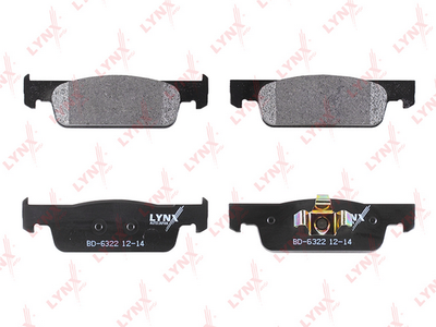 Колодки тормозные передние LYNXauto BD6322