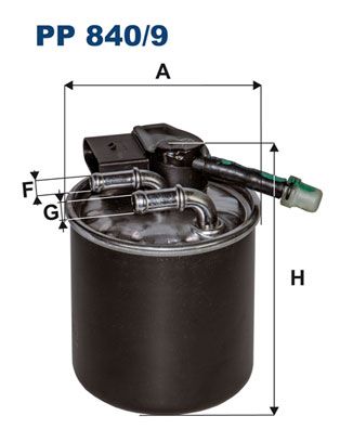 Фильтр топливный FILTRON PP8409