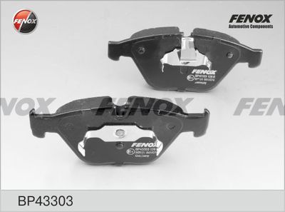 Колодки тормозные передние FENOX BP43303