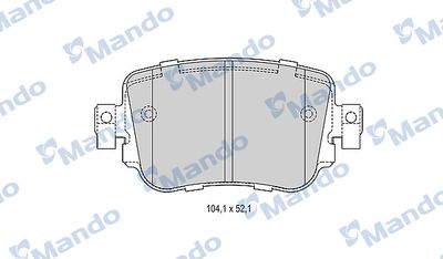 Колодки тормозные дисковые Mando MBF015285