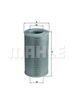 Фильтр воздушный MAHLE LX611