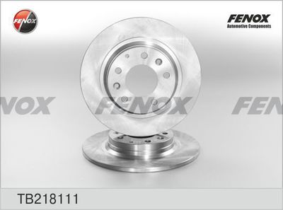 Диск тормозной задний FENOX TB218111