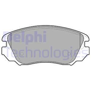 Колодки тормозные дисковые передние DELPHI LP2080