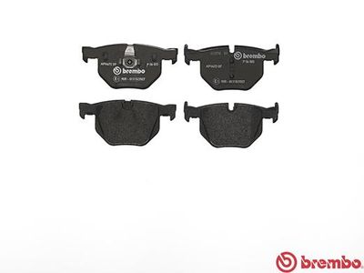 Колодки тормозные дисковые задние BREMBO P06033
