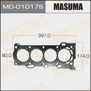 Прокладка ГБЦ Masuma MD01017S