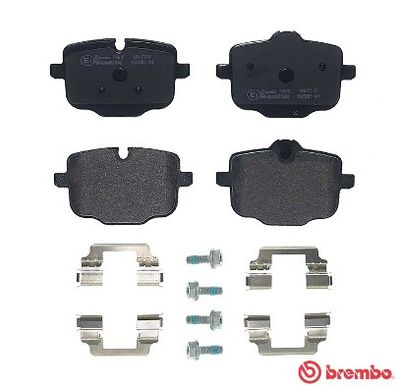 Колодки тормозные задние BREMBO P06101