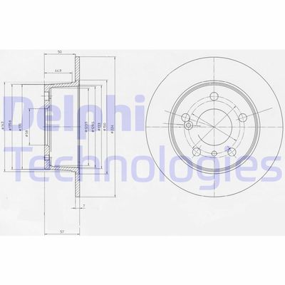 Диск тормозной задний BLITZ BS0220