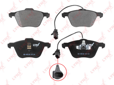 Колодки тормозные передние PILENGA FDP3349