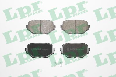 Колодки тормозные дисковые LPR 05P798