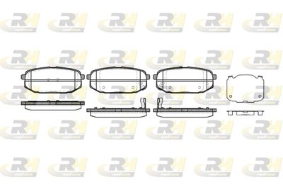 Колодки тормозные дисковые ROADHOUSE 2114702