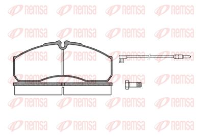 Колодки тормозные задние REMSA 065112