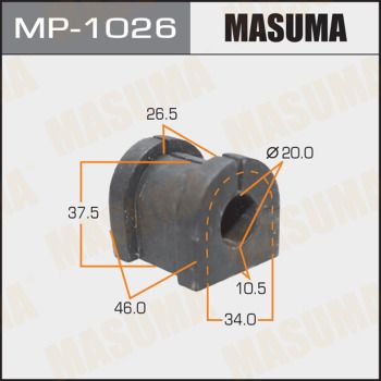Втулка стабилизатора заднего Masuma MP1026